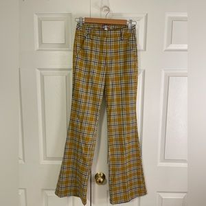 Urban outfitters plaid flare / bootcut pants